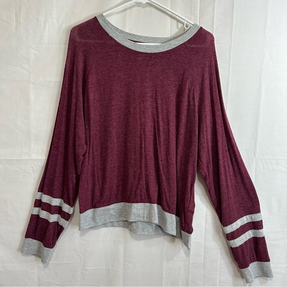 Aeropostale Live Love Dream Women's Thin Semi Sheer Long Sleeve SweatShirt Large - Picture 1 of 6